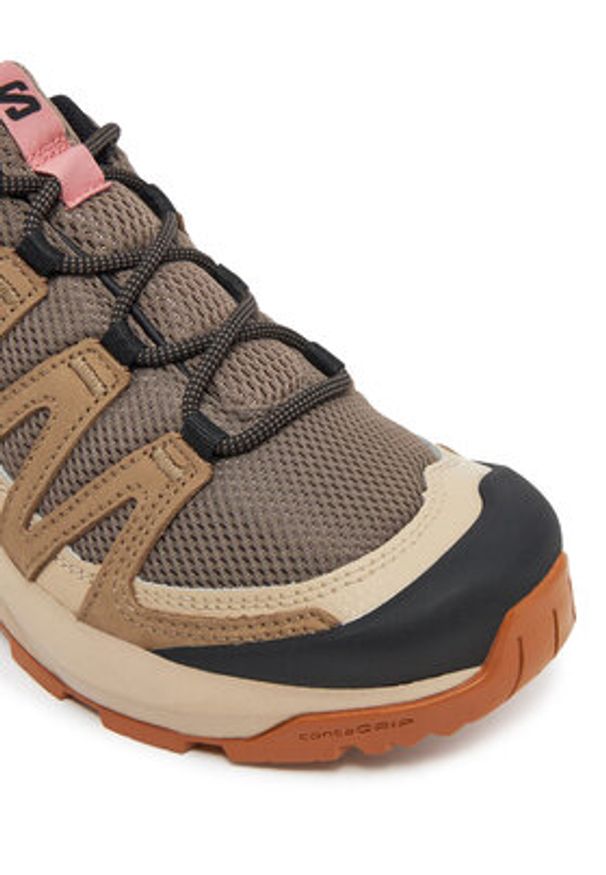 salomon - Salomon Trekkingi X-Adventure Recon Gore Tex L47815500 Brązowy. Kolor: brązowy. Materiał: nubuk, skóra