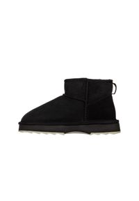 emu - Śniegowce Emu Sharky Micro Black 23 119141, Czarny, Skóra naturalna. Kolor: czarny. Materiał: skóra. Szerokość cholewki: normalna. Styl: elegancki #4