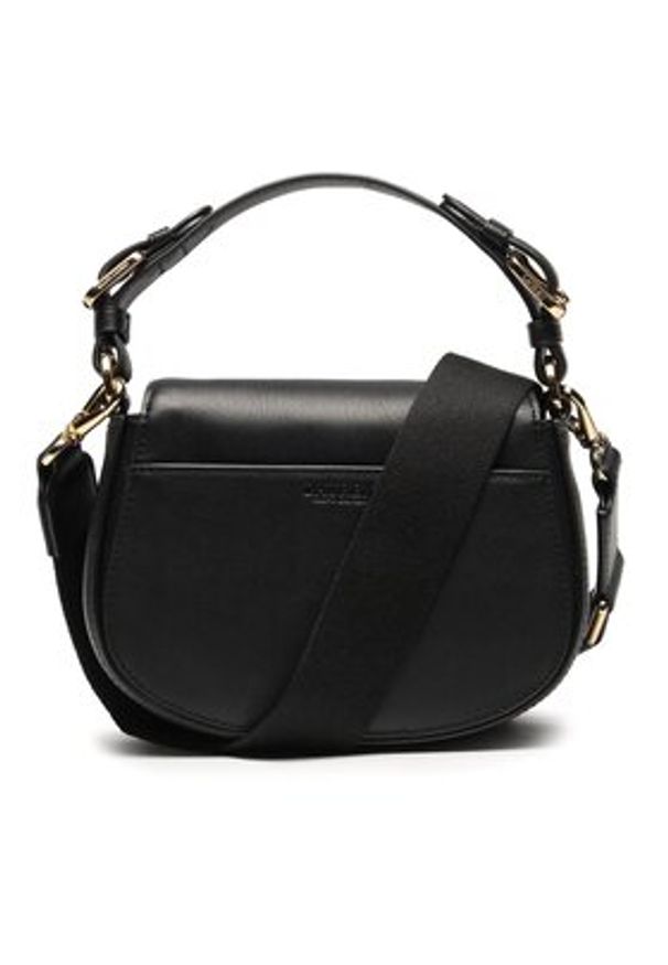 Lauren Ralph Lauren Torebka 431915354001 Czarny. Kolor: czarny. Materiał: skórzane