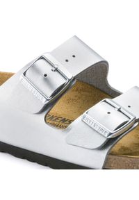 Birkenstock - Klapki damskie BIRKENSTOCK ARIZONA. Okazja: do pracy, na spacer, na co dzień. Kolor: srebrny. Styl: casual #3