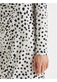 Calvin Klein Sukienka codzienna LV044E212G Écru Slim Fit. Okazja: na co dzień. Materiał: syntetyk. Typ sukienki: proste. Styl: casual #3