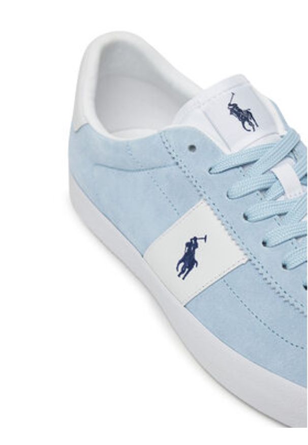 Polo Ralph Lauren Sneakersy 816961260004 Niebieski. Kolor: niebieski. Materiał: zamsz, skóra