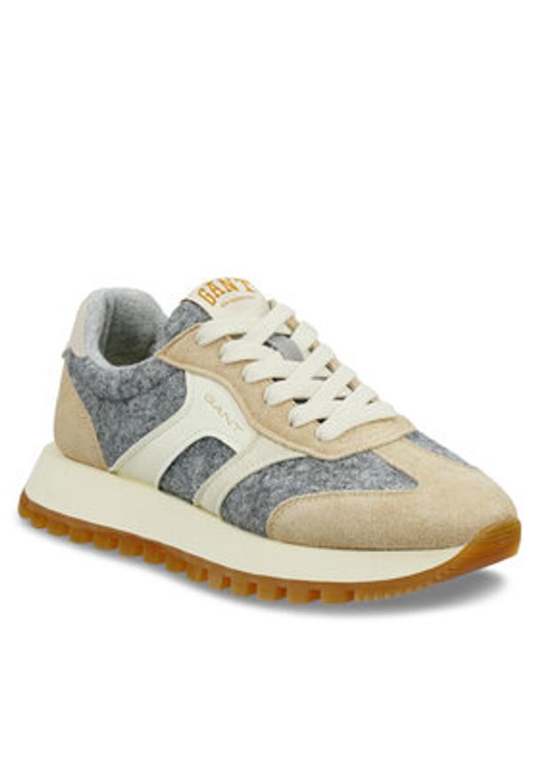 GANT - Gant Sneakersy 31538985 Beżowy. Kolor: beżowy. Materiał: skóra, zamsz