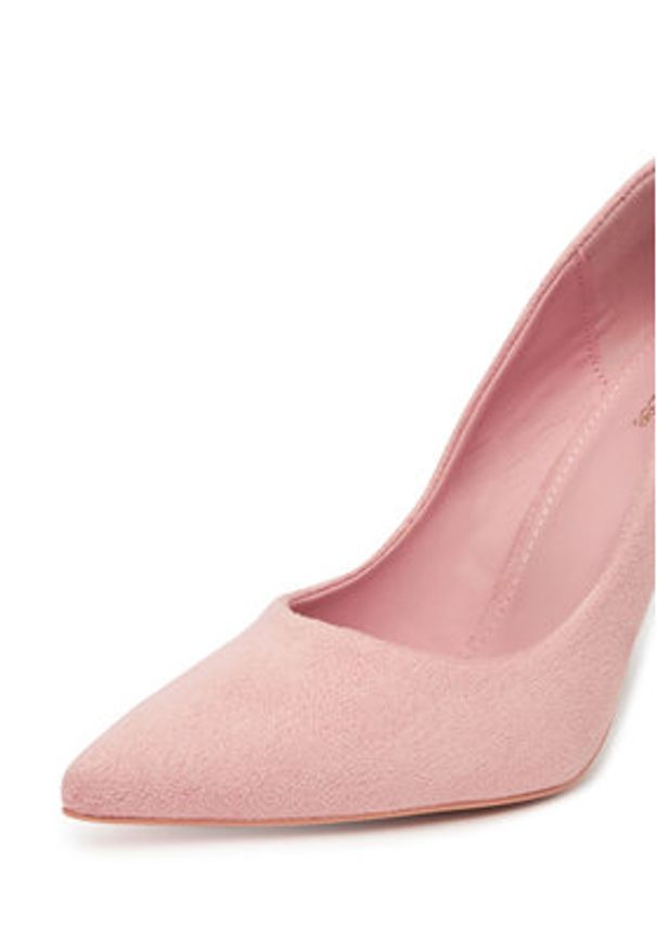 DeeZee Szpilki DZ0031 Różowy. Kolor: różowy. Materiał: materiał. Obcas: na szpilce