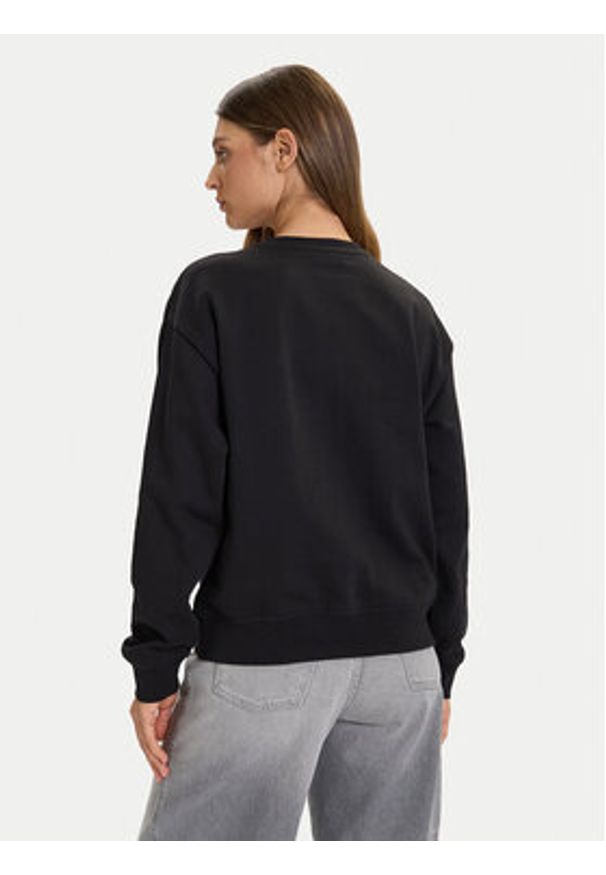 Calvin Klein Jeans Bluza Archive LV047B236G Czarny Relaxed Fit. Kolor: czarny. Materiał: bawełna