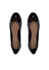 Clarks Baleriny Couture Bloom 261154754 Czarny. Kolor: czarny. Materiał: skóra #4