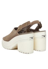 Converse Sandały Chuck 70 De Luxe Heel Mule A15071C Zielony. Kolor: zielony. Materiał: skóra, zamsz #6