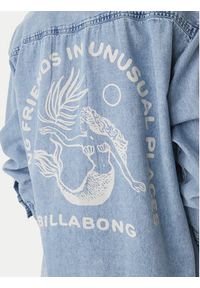 Billabong Koszula jeansowa Down The Coast EBJWT00122 Niebieski Oversize. Kolor: niebieski. Materiał: bawełna #3