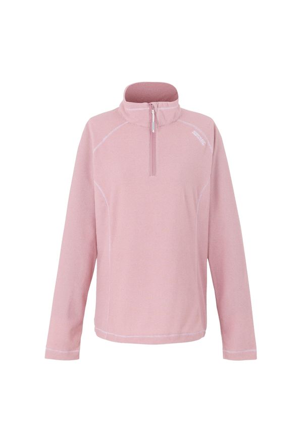 Regatta - Damski Polar Z Suwakiem Montes. Kolor: różowy. Materiał: polar. Styl: sportowy. Sport: turystyka piesza