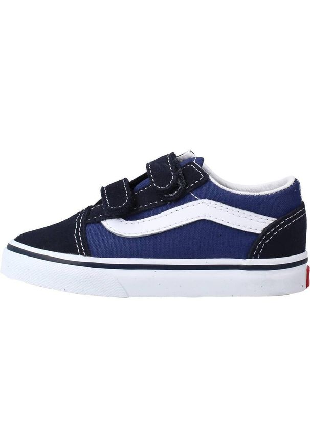 Buty Chłopak Vans Old Skool niebieski. Okazja: na co dzień. Kolor: niebieski. Model: Vans Old Skool. Sport: skateboard