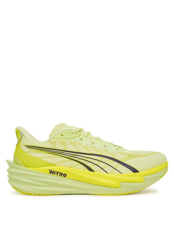 Puma Buty do biegania Deviate Nitro 4 312123 04 Zielony. Kolor: zielony. Materiał: materiał