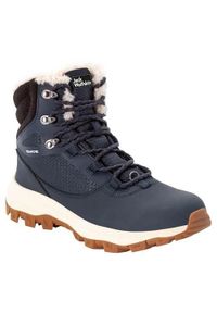 Buty do chodzenia damskie Jack Wolfskin Everquest High Texapore. Wysokość cholewki: za kostkę. Kolor: niebieski. Materiał: syntetyk, materiał. Szerokość cholewki: normalna. Sport: turystyka piesza