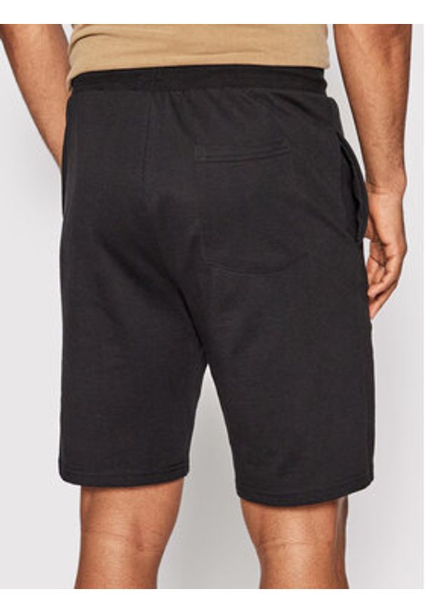 Only & Sons Szorty sportowe Neil 22015623 Czarny Regular Fit. Kolor: czarny. Materiał: bawełna. Styl: sportowy