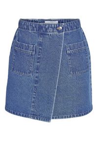 Noisy may - Noisy May Spódnica jeansowa Poppie 27029675 Granatowy Regular Fit. Kolor: niebieski. Materiał: jeans