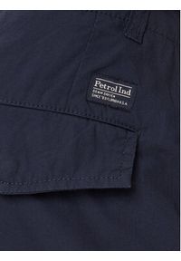 Petrol Industries Szorty materiałowe M-1050-SHO600 Granatowy Cargo Fit. Kolor: niebieski. Materiał: bawełna #3