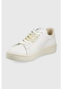 MOA Concept buty skórzane grand master kolor biały. Nosek buta: okrągły. Zapięcie: sznurówki. Kolor: biały. Materiał: skóra. Obcas: na obcasie. Wysokość obcasa: niski #2