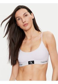 Calvin Klein Underwear Biustonosz top 000QF7245E Fioletowy. Kolor: fioletowy. Materiał: syntetyk #1