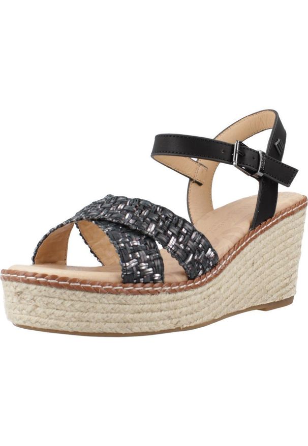 Sandały MTNG 51046M Czarny. Kolor: czarny. Materiał: syntetyk. Sezon: lato