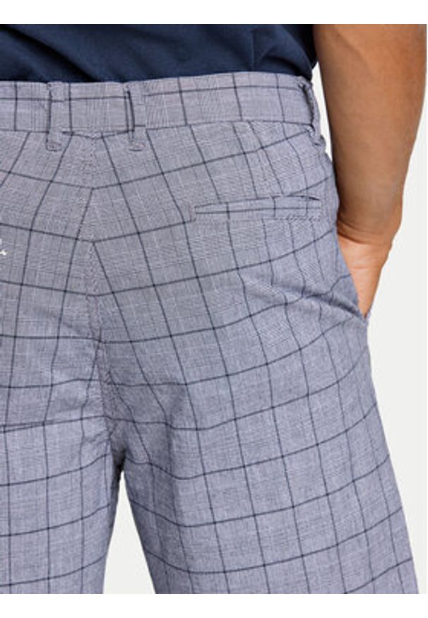 Lindbergh Szorty materiałowe 30-505024 Niebieski Wide Fit. Kolor: niebieski. Materiał: bawełna