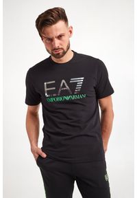 EA7 Emporio Armani - T-shirt EA7 EMPORIO ARMANI. Długość rękawa: krótki rękaw. Długość: krótkie. Wzór: nadruk