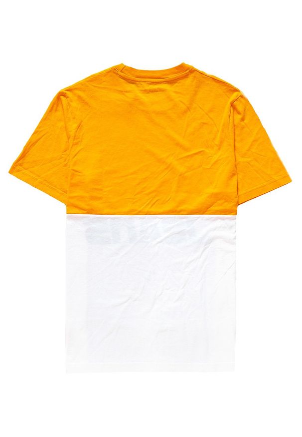 Lee - LEE T SHIRT COLOUR BLOCK TEE RADIANT YELLOW L60PFELG 112113471. Wzór: nadruk
