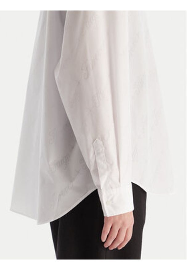 Hugo - HUGO Koszula Elisana_B 50548839 Biały Oversize. Kolor: biały. Materiał: syntetyk