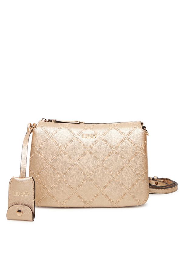 Liu Jo Torebka Ecs S Crossbody AF5072 E0538 Złoty. Kolor: złoty. Materiał: skórzane
