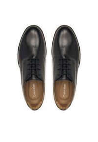 Calvin Klein Półbuty Ess Rubber Derby HM0HM02268 Czarny. Kolor: czarny. Materiał: skóra #4