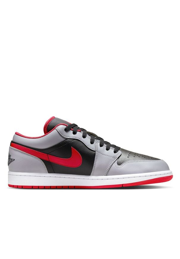 Sneakersy męskie Nike Air Jordan 1 Low. Kolor: szary. Model: Nike Air Jordan