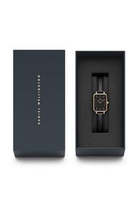 Daniel Wellington Zegarek Quadro Pressed DW00100560 Czarny. Kolor: czarny #3