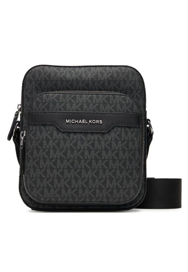MICHAEL Michael Kors Saszetka Hudson 33T5LHDM0B Czarny. Kolor: czarny. Materiał: skóra