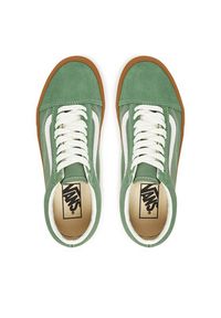 Vans Tenisówki Old Skool VN000D9Y17P1 Zielony. Kolor: zielony. Materiał: zamsz, skóra