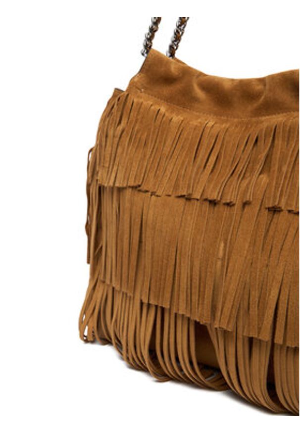 Tory Burch Torebka 174294 Brązowy. Kolor: brązowy. Materiał: zamszowe, skórzane