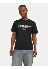 Jack & Jones - Jack&Jones T-Shirt Joraruba 12255452 Czarny Standard Fit. Kolor: czarny. Materiał: bawełna