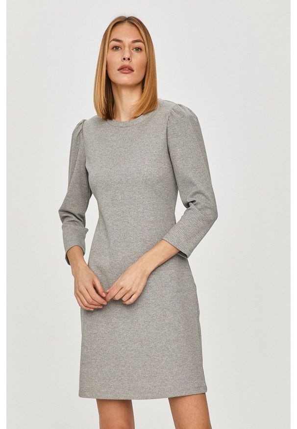 GAP - Sukienka. Okazja: na co dzień. Kolor: szary. Typ sukienki: proste. Styl: casual