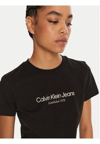 Calvin Klein Jeans T-Shirt J20J224914 Czarny Regular Fit. Kolor: czarny. Materiał: bawełna #3