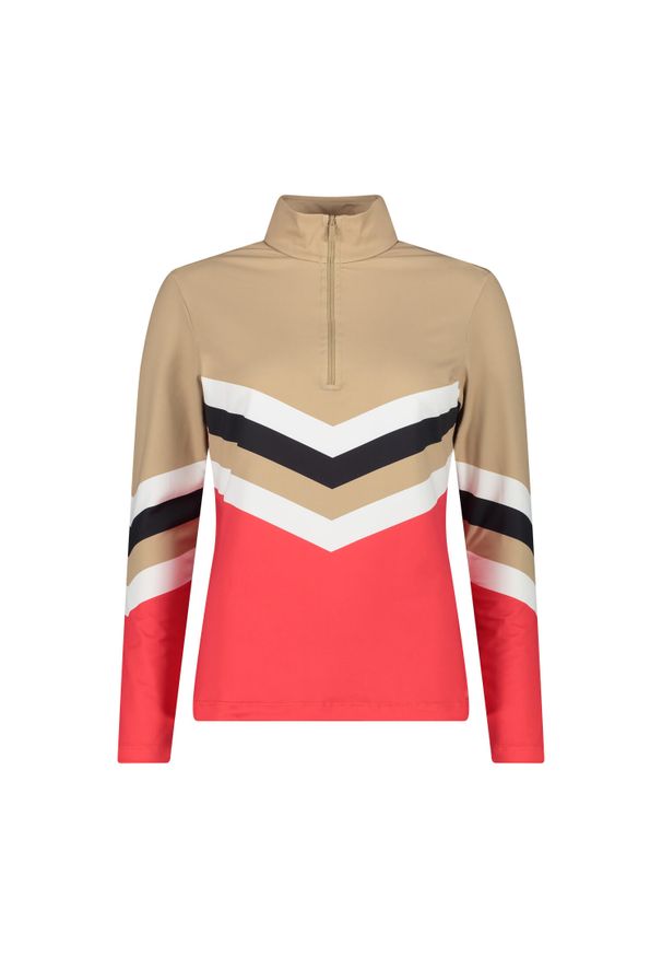 Golf damska turystyczne CMP 34L4216. Typ kołnierza: golf. Kolor: beżowy. Sport: golf