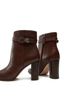 Lauren Ralph Lauren - LAUREN RALPH LAUREN Botki 802937808003 Brązowy. Kolor: brązowy. Materiał: skóra #3