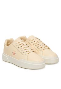 Calvin Klein Sneakersy Chunky Cupsole Laceup Lth Ml YW0YW01947 Biały. Kolor: biały. Materiał: skóra #4