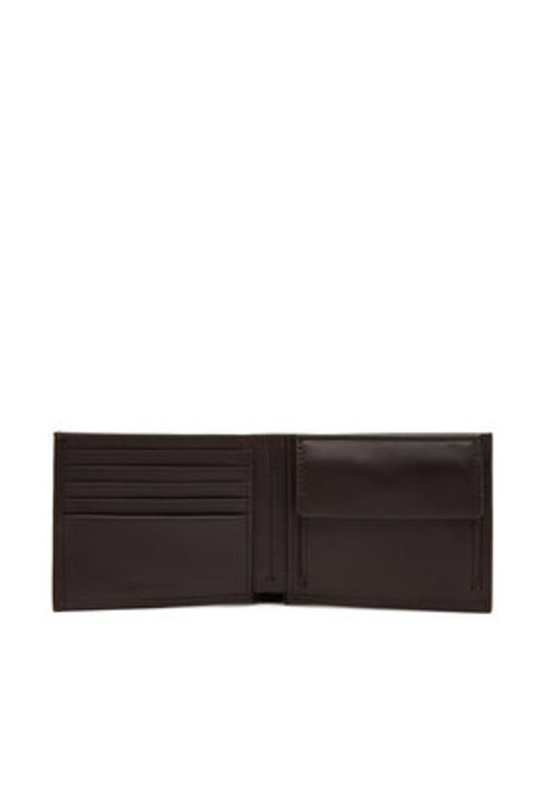 Calvin Klein Portfel męski Ck Premium Bifold 5Cc W/Coin K50K512923 Brązowy. Kolor: brązowy. Materiał: skóra