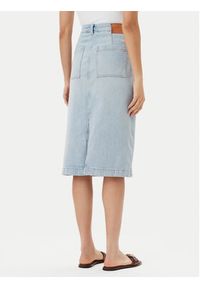 Marc O'Polo Spódnica jeansowa 503 9186 24009 Niebieski Regular Fit. Kolor: niebieski. Materiał: lyocell, bawełna