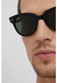 Ray-Ban Okulary przeciwsłoneczne ORION kolor czarny. Kształt: okrągłe. Kolor: czarny #6