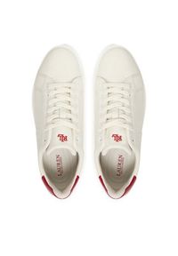 Lauren Ralph Lauren - LAUREN RALPH LAUREN Sneakersy 802959226003 Biały. Kolor: biały. Materiał: skóra #6