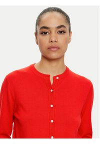 U.S. Polo Assn. Kardigan WUP1240 Pomarańczowy Regular Fit. Typ kołnierza: polo. Kolor: pomarańczowy. Materiał: syntetyk #2