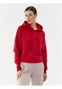 Guess Bluza V3BQ10 KBXX1 Czerwony Regular Fit. Kolor: czerwony. Materiał: bawełna