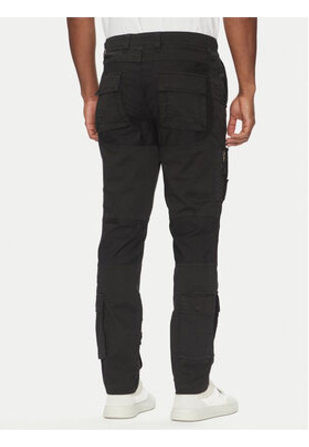 Aeronautica Militare Spodnie materiałowe 251PA1387CT1493 Czarny Regular Fit. Kolor: czarny. Materiał: bawełna