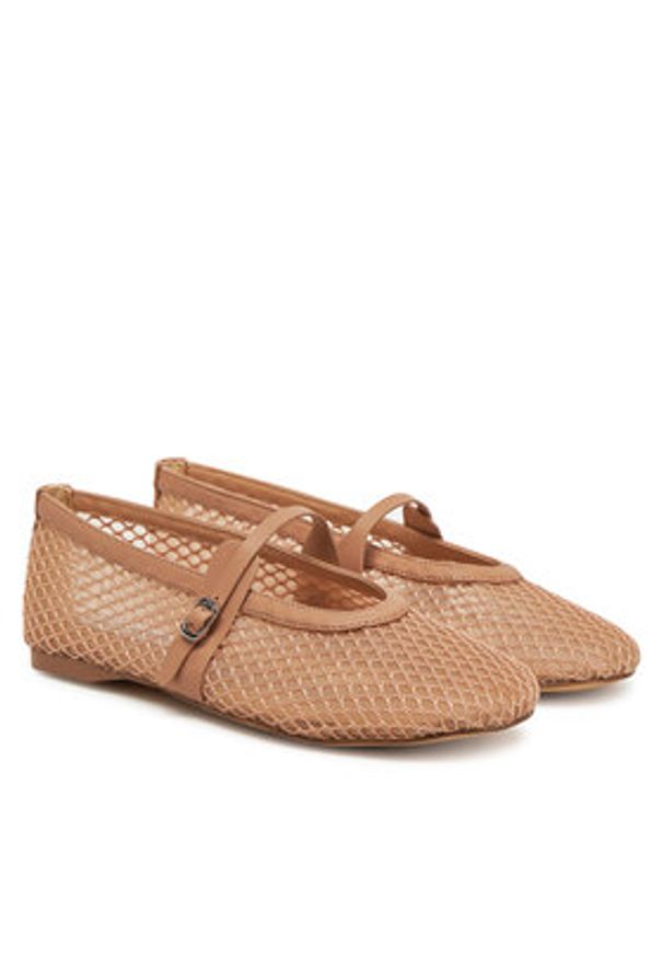 Steve Madden Baleriny Rejoice-M SM11003561 Brązowy. Kolor: brązowy. Materiał: materiał
