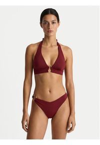 Guess Góra od bikini E6GJ14 KF590 Bordowy. Kolor: czerwony. Materiał: syntetyk #3