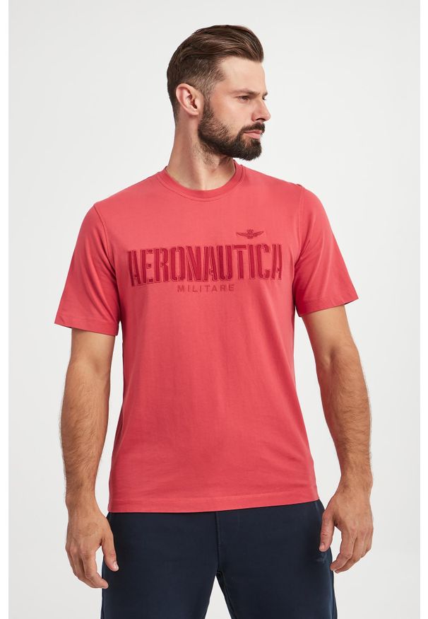 Aeronautica Militare - T-shirt męski z logo AERONAUTICA MILITARE