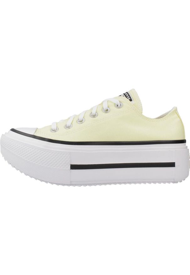 Tenisówki Converse Model Chuck Taylor All Star Lift Double Stack Ox Kolor żółty. Kolor: żółty. Materiał: tkanina